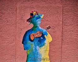 Rainbow Ukulele, an Urban Photo
