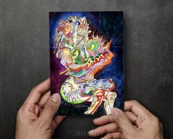 Mother and Child, Motherhood 5x7 Greeting Cards